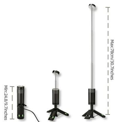 8000mAh Rechargeable Telescopic Camping Lantern: Dimmable Night Light with Magnetic Base for Outdoor Adventures & Emergencies
