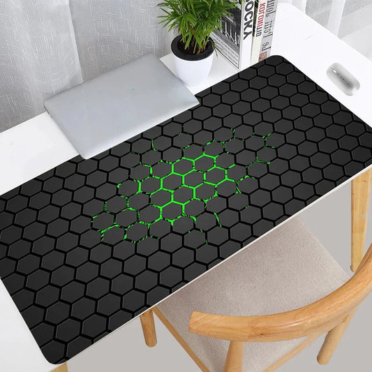 HEX Hexagon XXL Gaming Mouse Pad – Large Soft Desk Mat for Keyboard & Mouse, Office Computer Desktop Table Mouse Carpet Pad