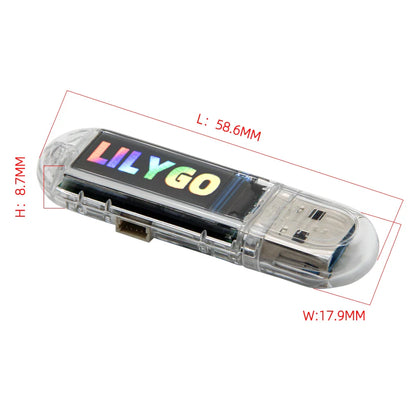 LILYGO® T-Dongle-S3 ESP32-S3 Development Board – 0.96" ST7735 LCD Display with WiFi, Bluetooth & TF Card Support