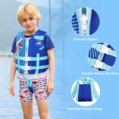 Gogokids Kids Life Jacket – Neoprene Float Vest for Toddlers, Swim Training & Buoyancy Swimwear
