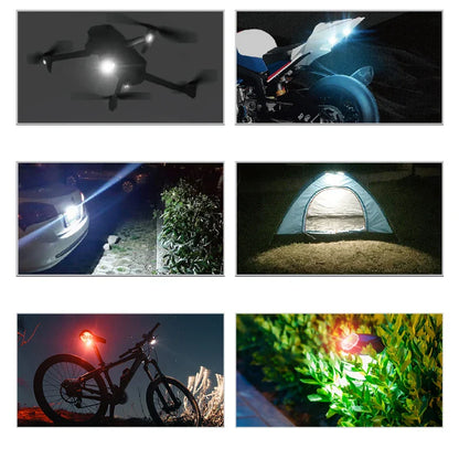 Donwof M3 Car & Motorcycle Strobe Light – Waterproof LED Anti-Collision Warning with Remote