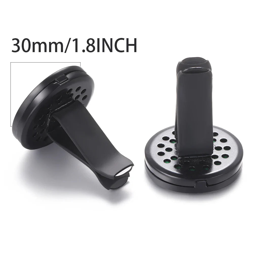All-Black Tree of Life Car Air Freshener – Stainless Steel Aromatherapy Essential Oil Diffuser Locket Pendant