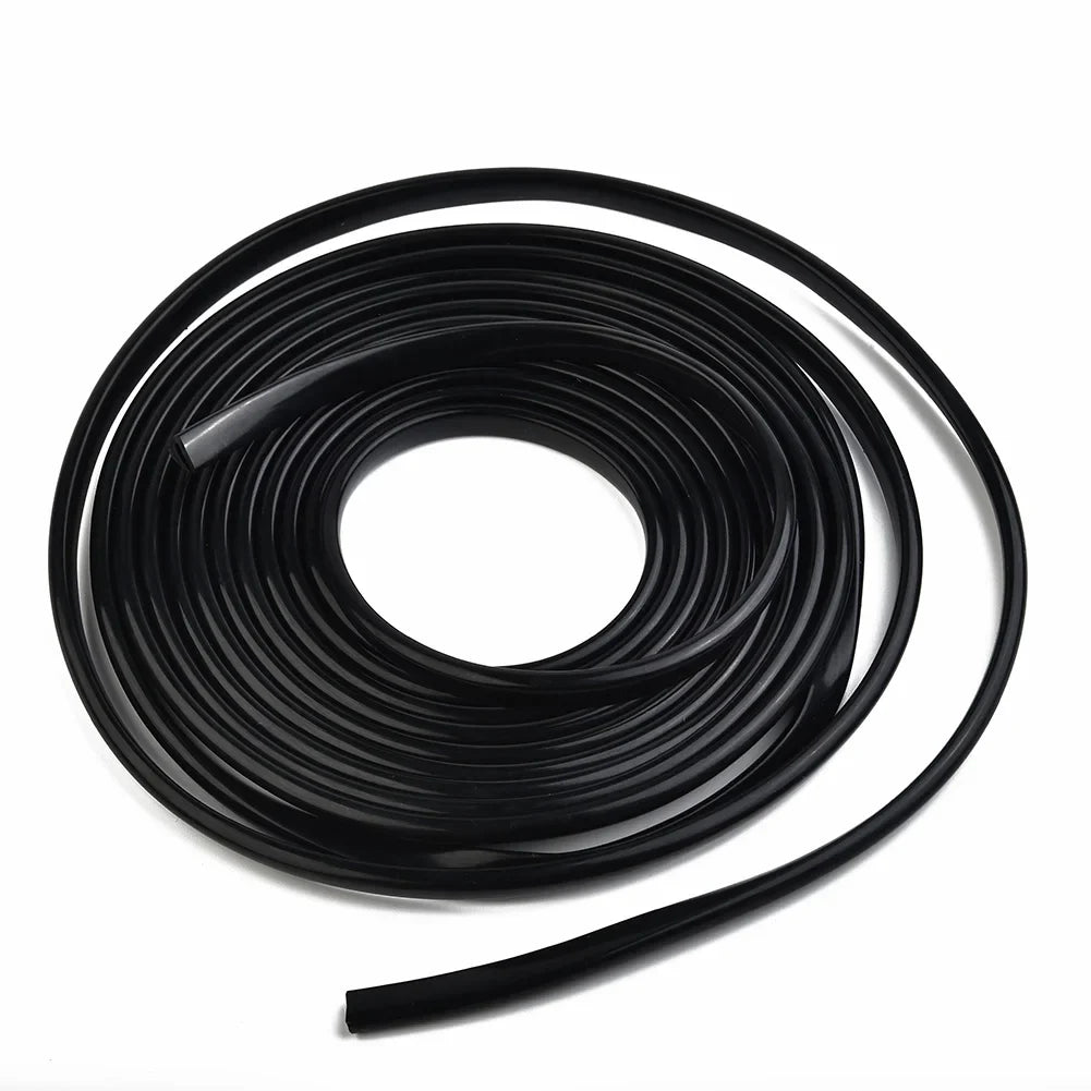 5M Car Door Edge Protector Strip - U-Shape Rubber Guard Seal Trim 11mm x 5mm