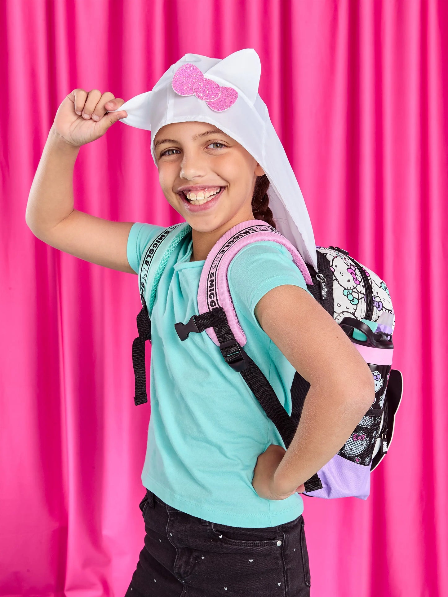 Sanrio Hello Kitty Cartoon School Bag — Cute Anime Backpack for Kids, Student Gift & Halloween Anime Merchandise