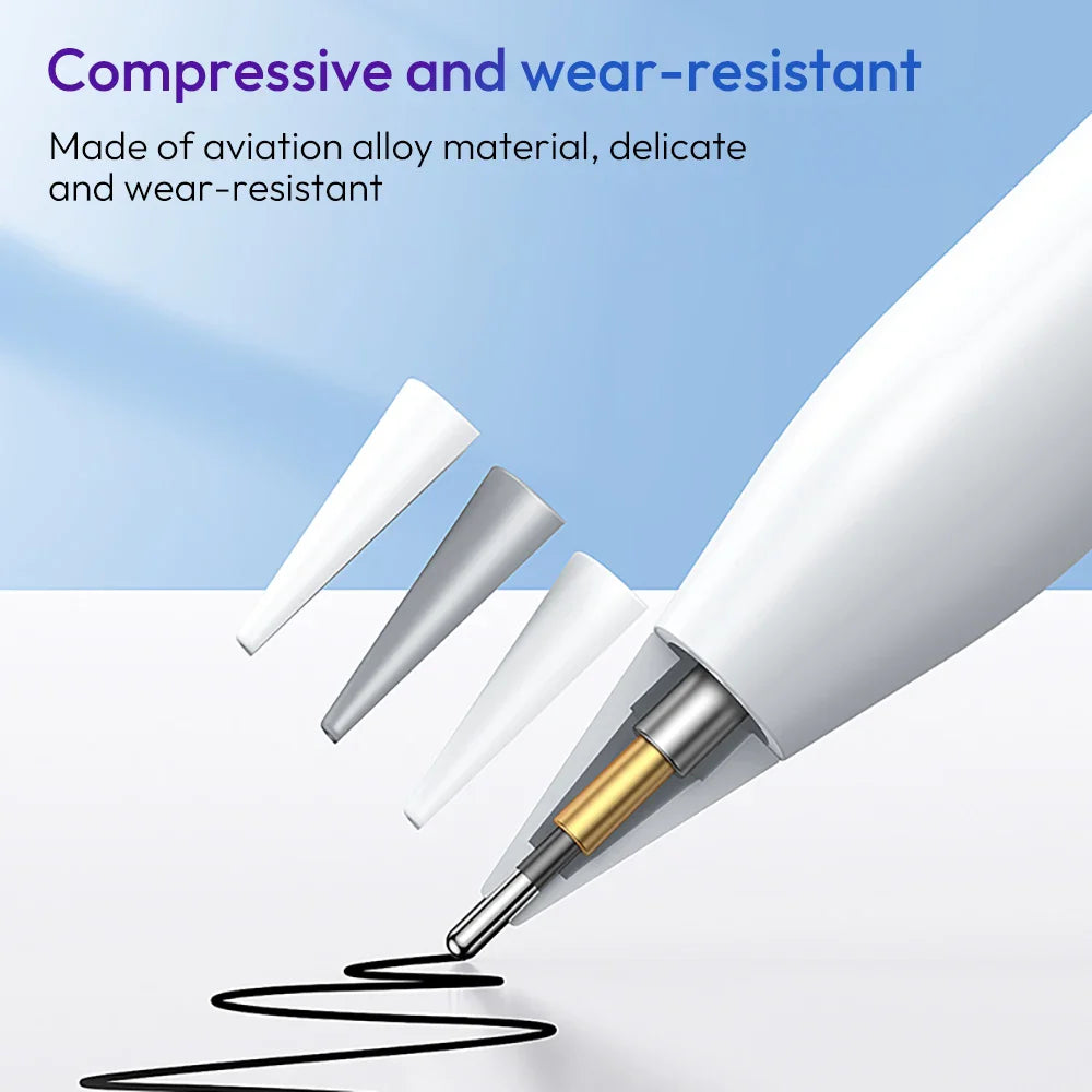 Replacement Tips for Apple Pencil 1st/2nd Gen – Upgraded Durable Nibs for iPad Pro Pencil