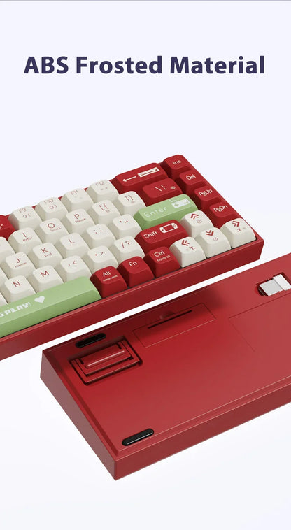 AJAZZ AK680 Mechanical Keyboard – 68 Key Wired/Wireless Bluetooth Gamer Keyboard with Hot-Swap Custom Gasket for PC and Laptop