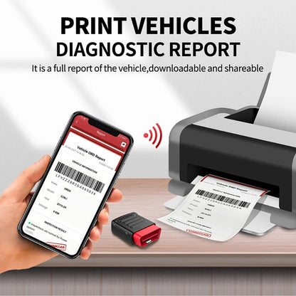 MUCAR BT200 OBD2 Automotive Diagnostic Scanner – Bluetooth/WiFi Car Tool with 15 Reset Functions
