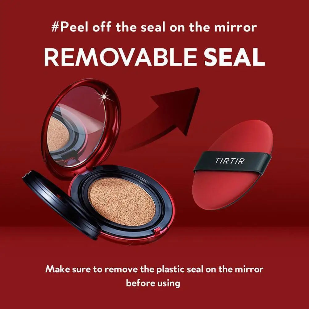 TIRTIR Cushion Foundation – High Coverage Compact Makeup, Original Korean Beauty Covering Cushion