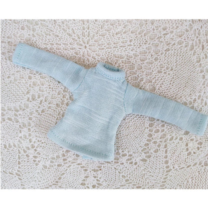Casual Blythe Doll Clothes – Romper, Plaid Pants & Long Sleeve Top for Licca, Azone, OB24/OB27 Dolls