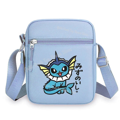 Pokemon Pikachu Cartoon Shoulder Bag – Large Crossbody Messenger Bag for Boys & Girls School Handbag