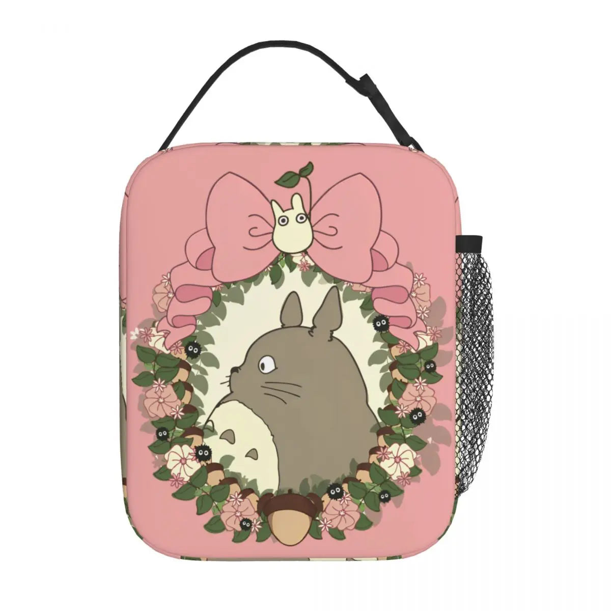 Totoro Miyazaki Anime Insulated Lunch Tote Bag – Portable Thermal Cooler for School & Office