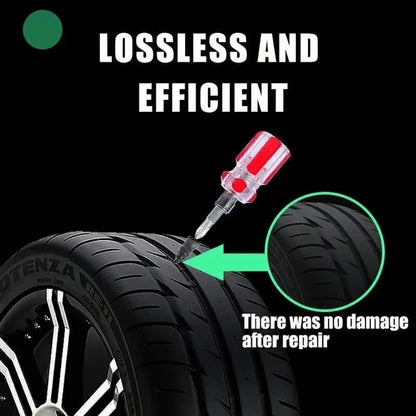 Vacuum Car Tire Repair Kit – Rubber Nails & Screws for Tubeless Tires, Motorcycle & Truck Repair Tools