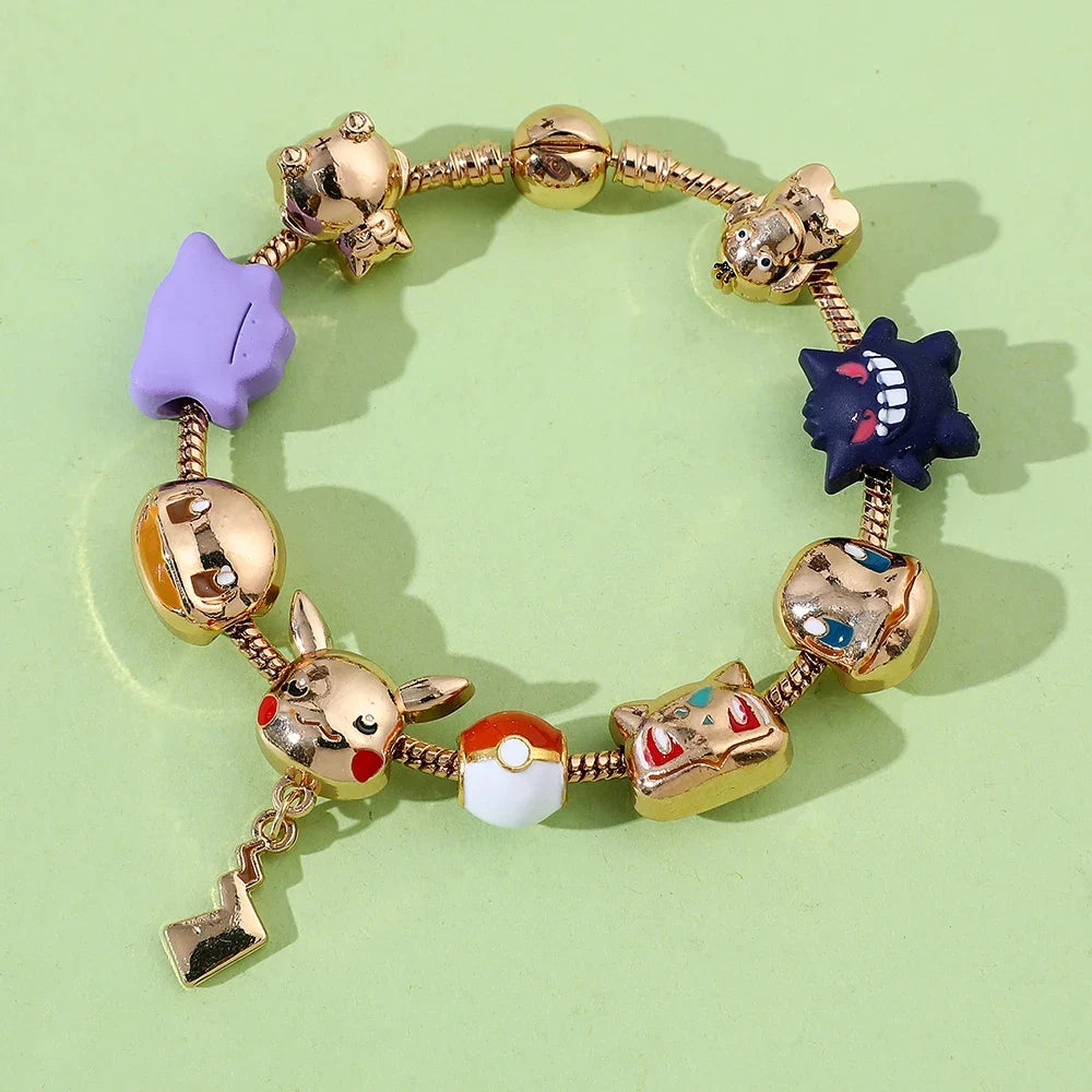 Pokémon Cartoon Bracelet - Adjustable Alloy Anime Bracelet Gift for Fans