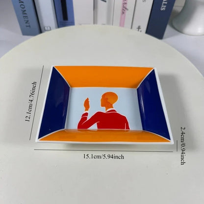 Cute Ceramic Lucky Cat Statue – Cartoon Home Decor for Living Room, Bedroom & Store