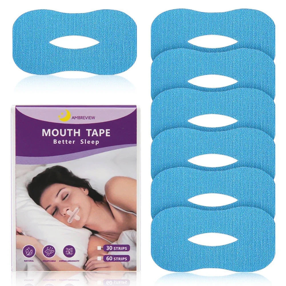 10/30Pcs Anti-Snoring Stickers – Breathing Improvement Patch for Children & Adults, Mouth Correction Orthosis Tape for Better Sleep