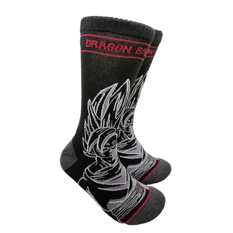 Dragon Ball Anime Socks — Men’s Fashion Cosplay Hip Hop Harajuku Style
