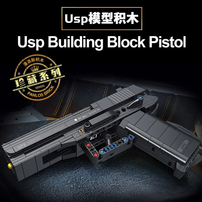G18 Desert Eagle M1911 Pistol Gun Model – Military Series Building Blocks Toys for Kids and Boys