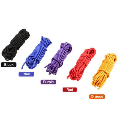 5 Meters 4mm/5mm Kayak Elastic Bungee Cord – Paddle Holder, Deck Rigging & Rear Securing Rope for Boats