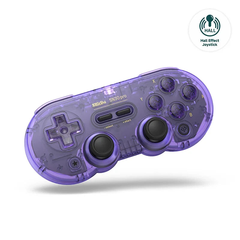 8Bitdo SN30 Pro Bluetooth Wireless Gaming Controller – Hall Effect, Compatible with Switch, MacOS, Android, Raspberry Pi, Windows, and Steam