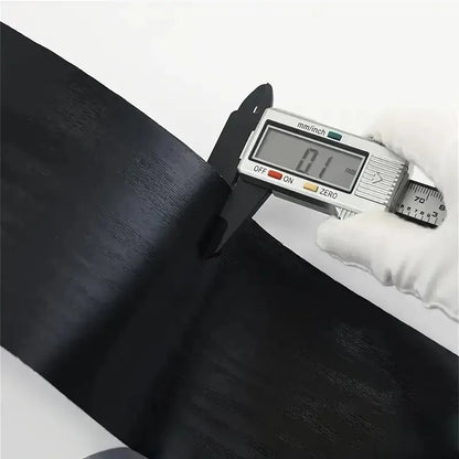 5m Self-Adhesive Wood Grain Repair Tape - Black Vinyl Furniture Renovation Sticker