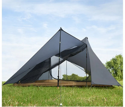 ASTA GEAR Yun Chuan 15D Nylon Ultralight Tent – Double-Sided Silicon-Coated, Rodless Pyramid Design for Camping & Hiking