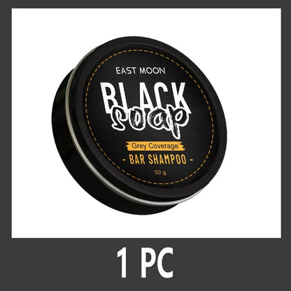 Polygonum Multiflorum Black Hair Soap — Darkening Shampoo Bar for Gray Hair Repair, Face & Body, Men & Women