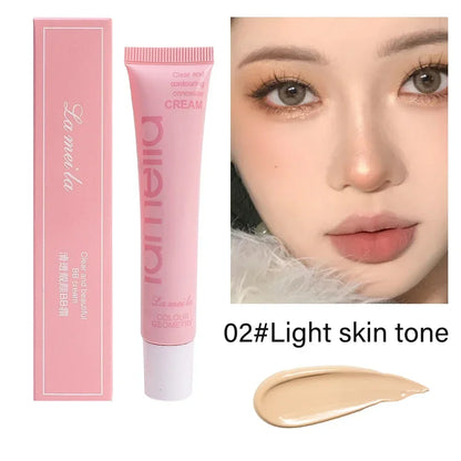 Oil-Control Matte BB Cream — Waterproof Full Coverage Liquid Foundation & Concealer for Acne, Spots, and Dark Circles