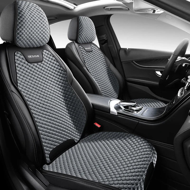 Ice Silk Car Seat Cushion - Breathable Ventilated Universal Front Seat Cover for All Seasons Comfort & Durability