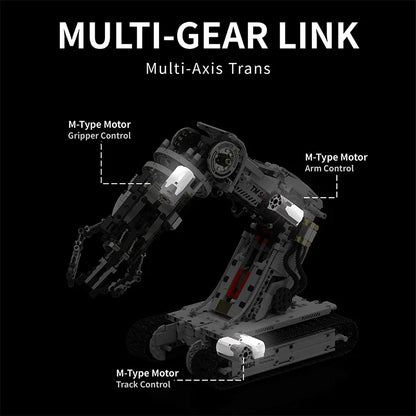 Technical 1512PCS Science Fiction Robotic Arm Building Blocks Set – High-Tech Engineering Car Bricks Toy for Kids & Adults STEM Educational Gift