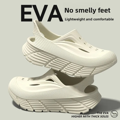 Men’s Summer EVA Slip-On Shoes - Non-Slip Breathable Outdoor Casual Slippers