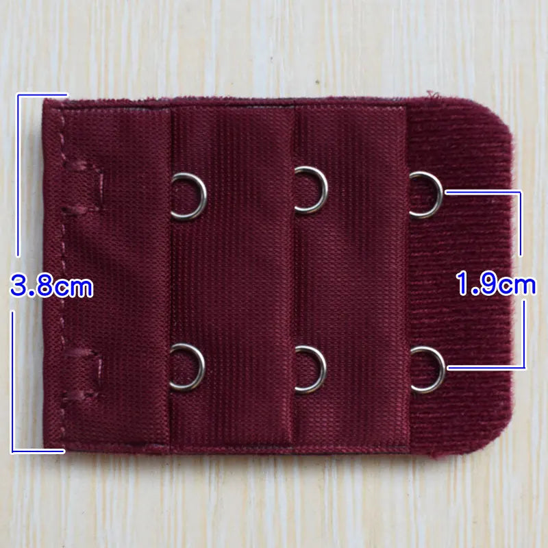 3.8cm 2-Hook Bra Extender Clip – Adjustable Back Belt Buckle for Women’s Underwear & Soft Bra Extension