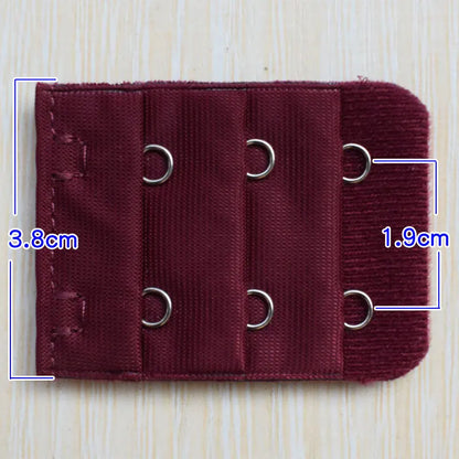 3.8cm 2-Hook Bra Extender Clip – Adjustable Back Belt Buckle for Women’s Underwear & Soft Bra Extension