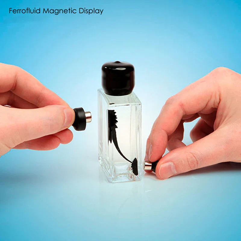 Ferrofluid Magnetic Liquid Display Toy – Stress Relief Science Desk Decompression Anti-Anxiety Fidget Toy, Interactive Moving Fluid Decor