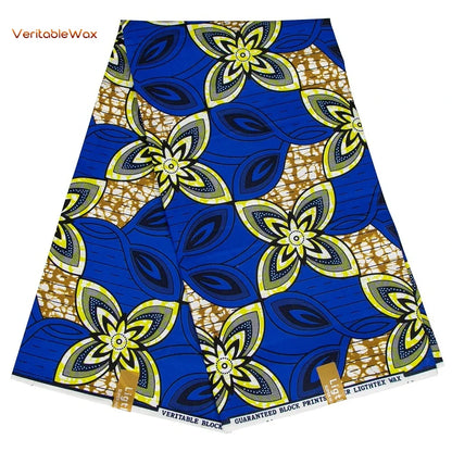 African Ankara Wax Print Fabric - Retro Double Print Patchwork Sewing Material for DIY Clothing