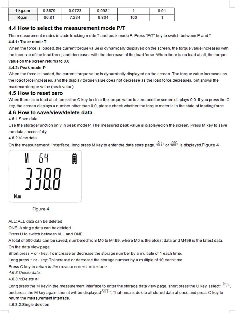 Digital Torque Wrench Meter 0.1-340 N·m Adjustable Electronic Torque Meter Adapter for Professional Repairs