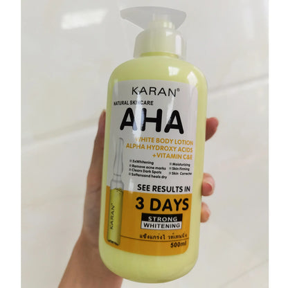 500ml Whitening Body Cream – Moisturizing & Lightening Lotion with Vitamin C&E for Smooth, Even Skin