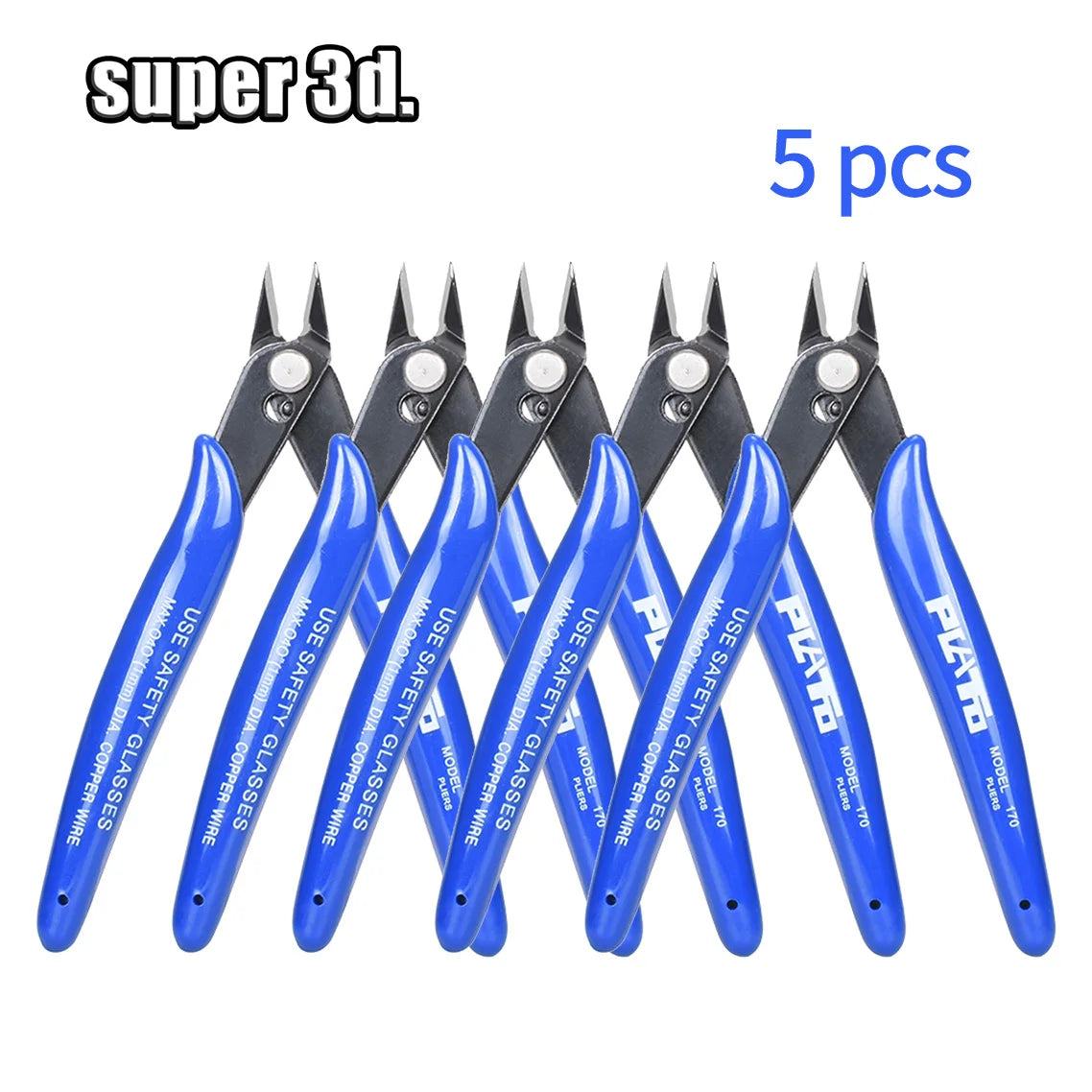 PLATO 170 Wishful Clamp Diagonal Pliers – Side Cutting Nippers & Wire Cutter for DIY Electronics & 3D Printing