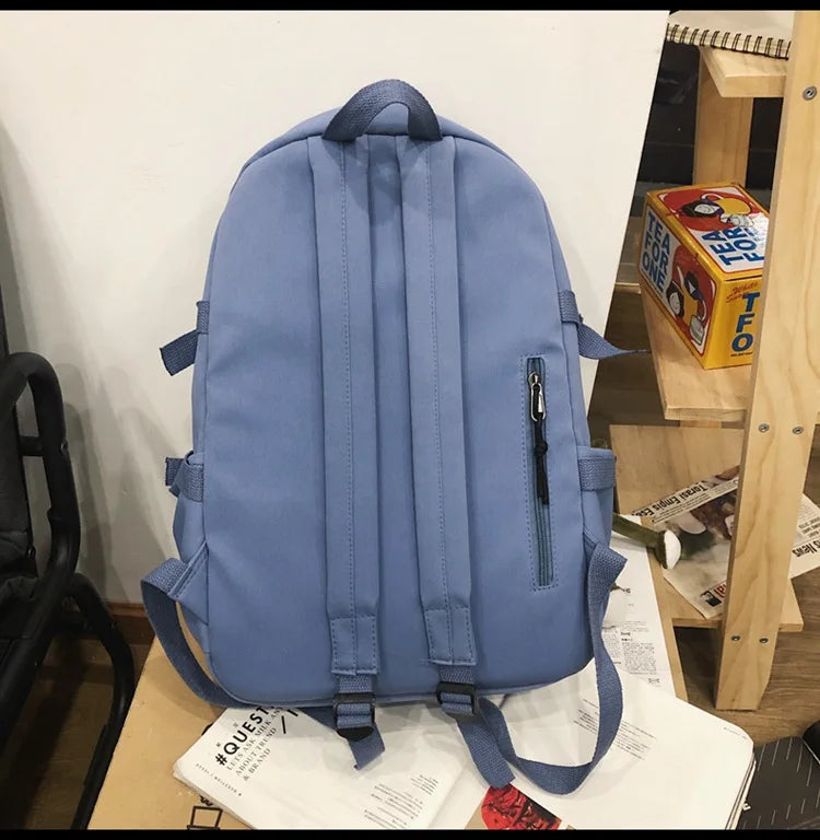 Multifunctional Teen Laptop Backpack – High-Quality Canvas School Bag for Boys & Girls