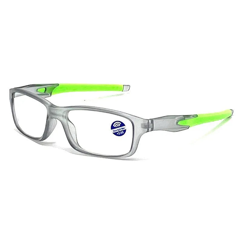 Vintage Sport Reading Glasses — Unisex Plastic Eyeglasses for Presbyopia & Hyperopia +1.0/+2.0/+3.0/+4.0