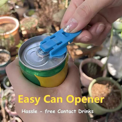Multi-Colored Beverage Can Opener with Protective Lid – 1/3/6/12pcs Set, Easy On/Off, Perfect for Parties, BBQs, and Beach