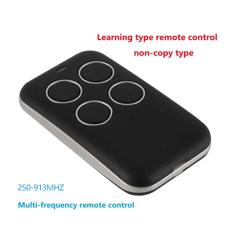 Multifrequency Garage Door Remote Control – 4 Channel Keychain Duplicator for 868, 433, 315, 330, 390 MHz Gates