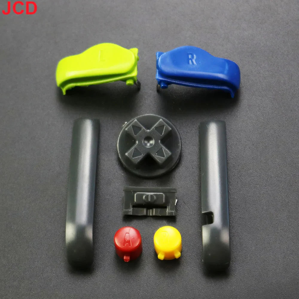 17-Color AB Buttons Keypad Set — High-Quality L/R Buttons & D-Pads for GameBoy Advance GBA with Power ON/OFF Buttons