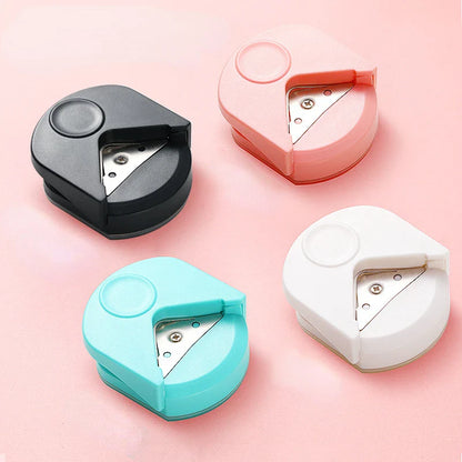 Portable Circle Cutter & Corner Rounder Machine – Button Maker Tool for Paper, Cards & Photos, Precision Corner Punching Craft Cutter for DIY Projects