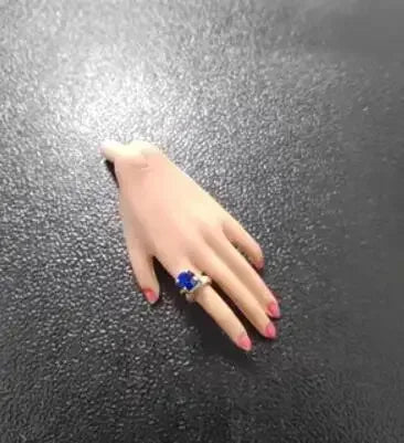 LX578 Handmade Crystal Diamond Doll Jewelry Set – Toy Rings & Fashion Accessories for 1/6 30cm Dolls (15 Days Production Time)
