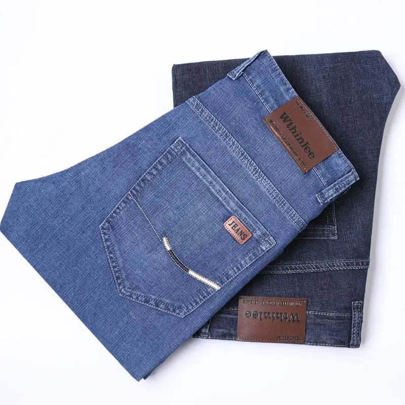 Men's Premium Loose Fit Denim Shorts – Casual Business Summer Jean Shorts
