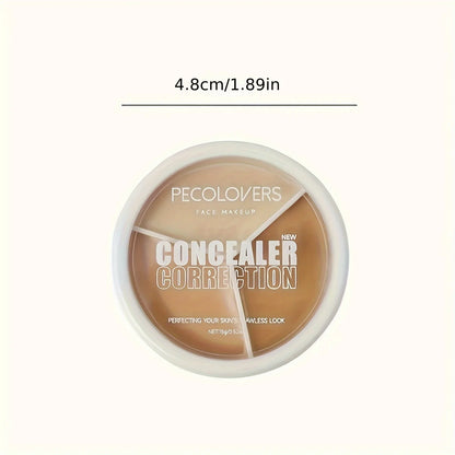 Waterproof Concealer Cream Palette – Long-Lasting Full Coverage for Acne, Dark Circles & Spots, Moisturizing Face Makeup