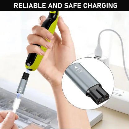 Brangdy 4.3V Type-C Charger Adapter for Philips Norelco OneBlade QP2520 QP2620 QP2515 QP2510 Shaver