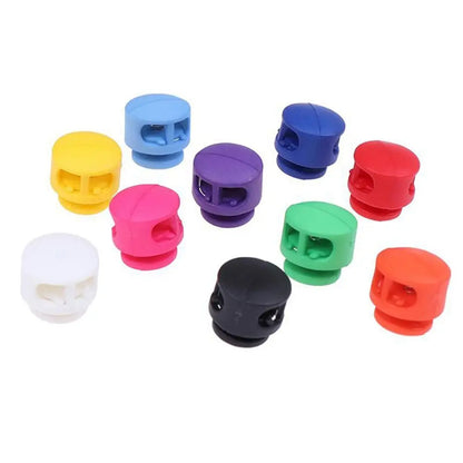 10Pcs Paracord Lanyard Cord Lock Stopper – Spring Toggle Clips for Backpacks, Sportswear, Shoelaces & Bags