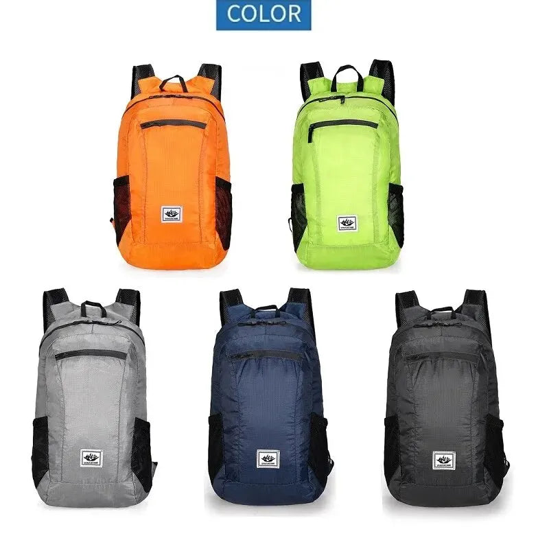 20L Lightweight Portable Outdoor Hiking Backpack: Foldable Waterproof Ultralight Pack for Women & Men Traveling Hiking