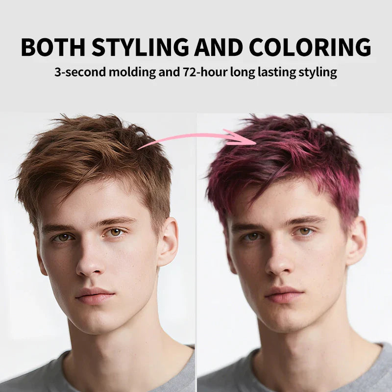 13-Color Halloween Hair Wax – 50g/120g DIY Temporary Hair Dye Cream for Party, Cosplay, Men & Women